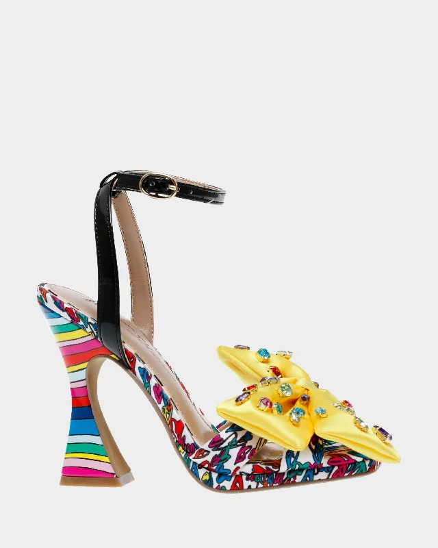 Versatile Heeled Sandals for Any Occasion---LOISE BRIGHT MULTI | RE:LUV