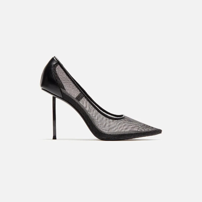 Femme LA Colette Pump - Nero---Fashionable Kitten Heels for Date Night