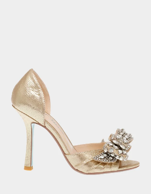 Stiletto Heel Pumps with Perfect Fit--LANDN GOLD-Fashionable & Classic