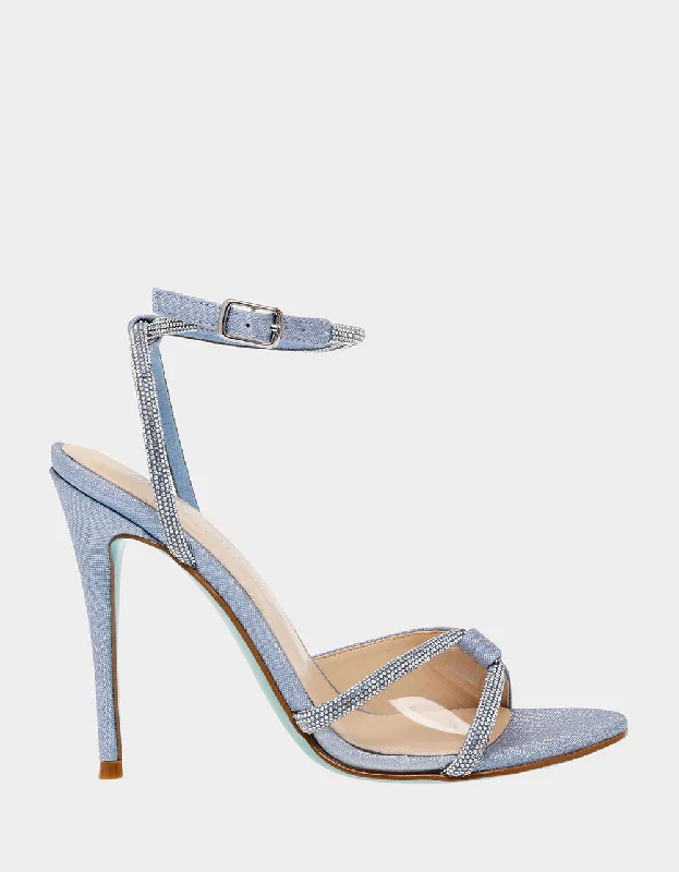 Stiletto Heel Pumps with Perfect Fit--VERA LIGHT BLUE-Fashionable & Classic