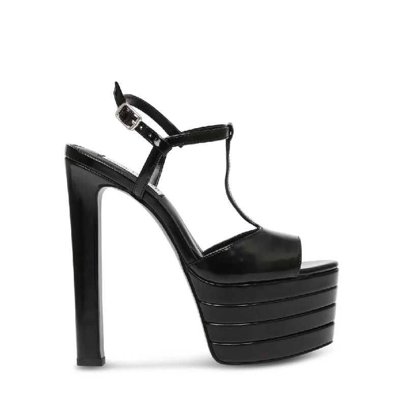 Versatile Heeled Sandals for Any Occasion---LOLAAA BLACK