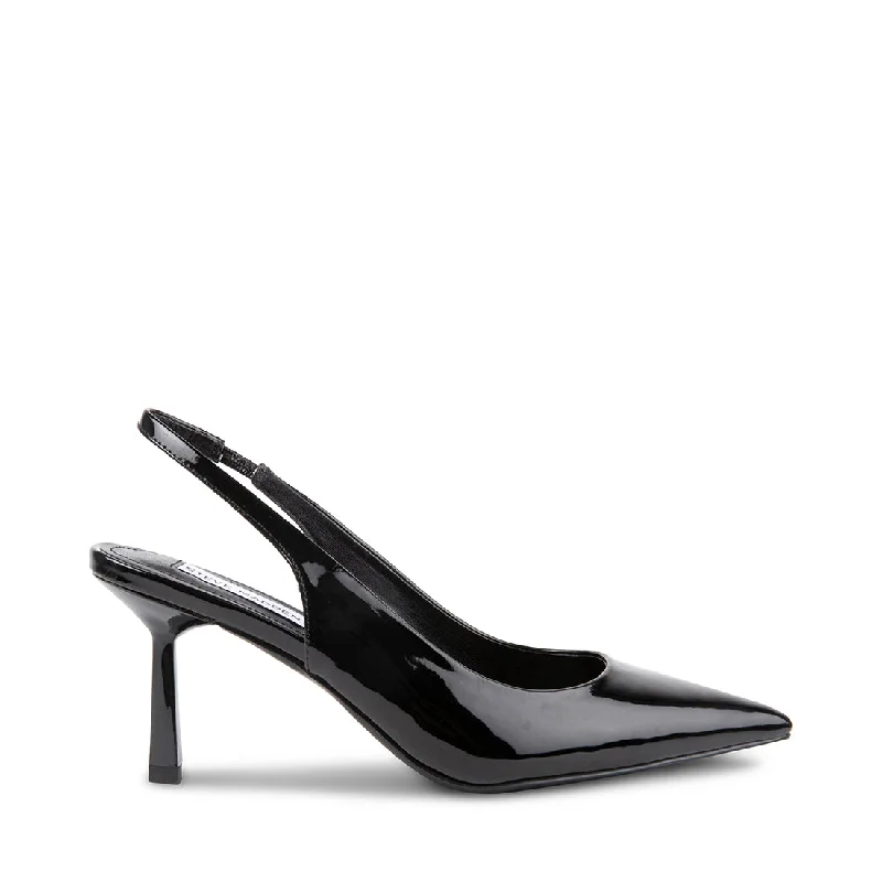 Versatile Heeled Sandals for Any Occasion---JACINDA BLACK PATENT