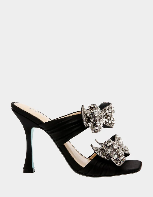 Versatile Heeled Sandals for Any Occasion---MIDGE BLACK | RE:LUV