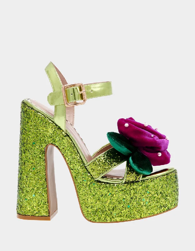 Versatile Heeled Sandals for Any Occasion---EUGENE LIME | RE:LUV