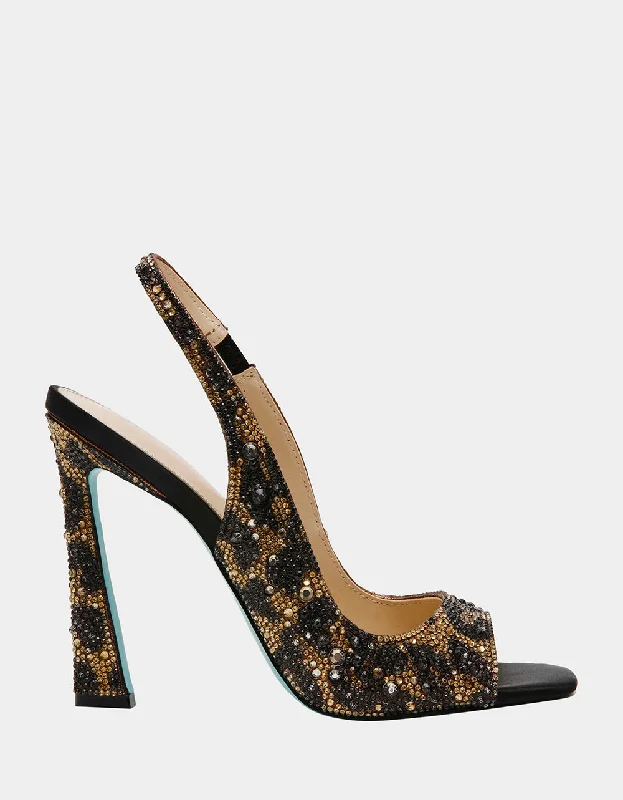 Stiletto Heel Pumps with Perfect Fit--MINA LEOPARD-Fashionable & Classic