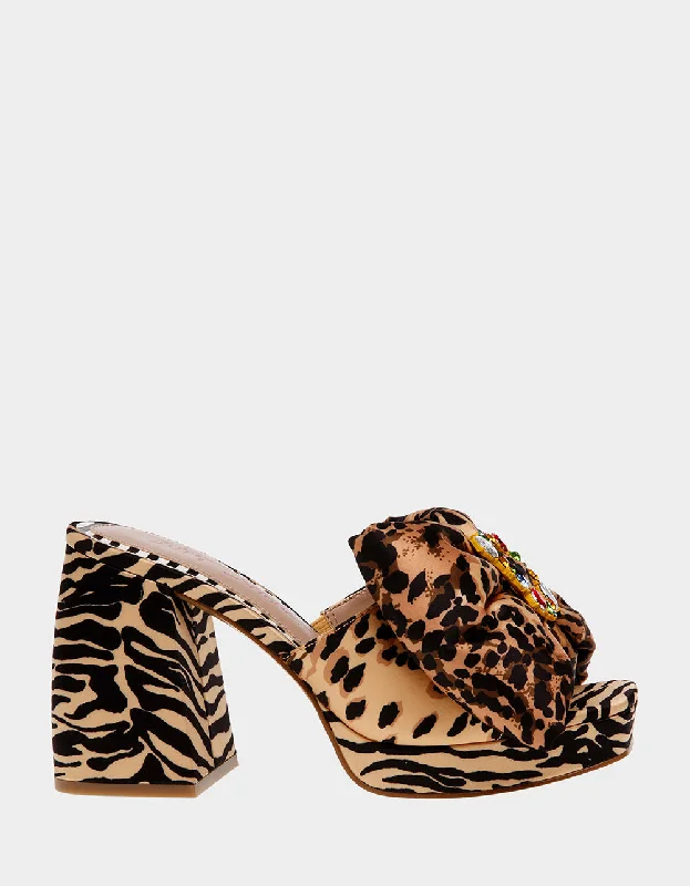 Versatile Heeled Sandals for Any Occasion---POSSIE LEOPARD MULTI | RE:LUV