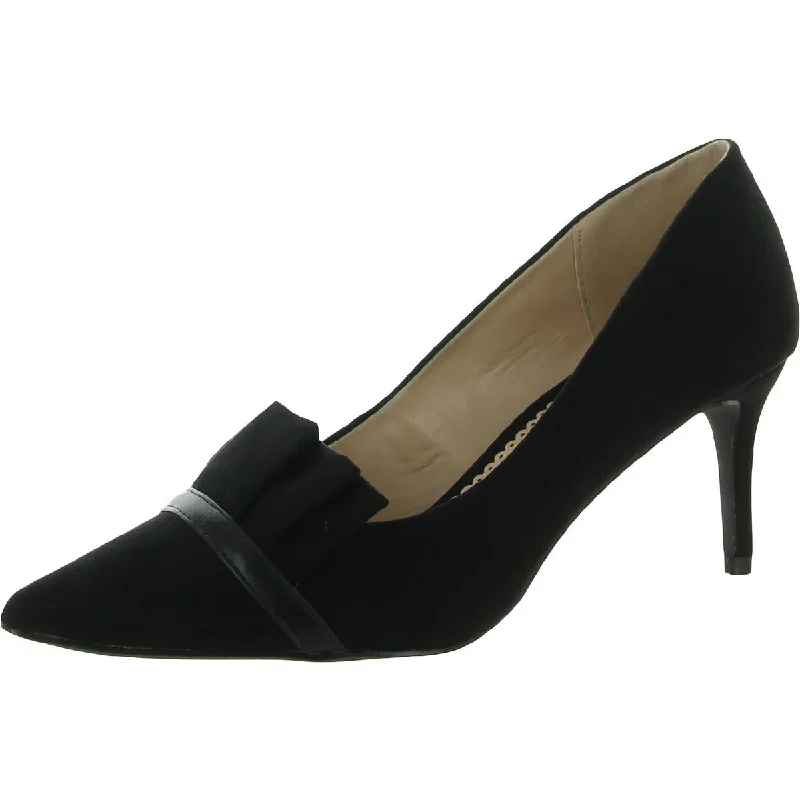 Stiletto Heel Pumps with Perfect Fit--Womens Ruffled Pointed Toe Pumps-Fashionable & Classic