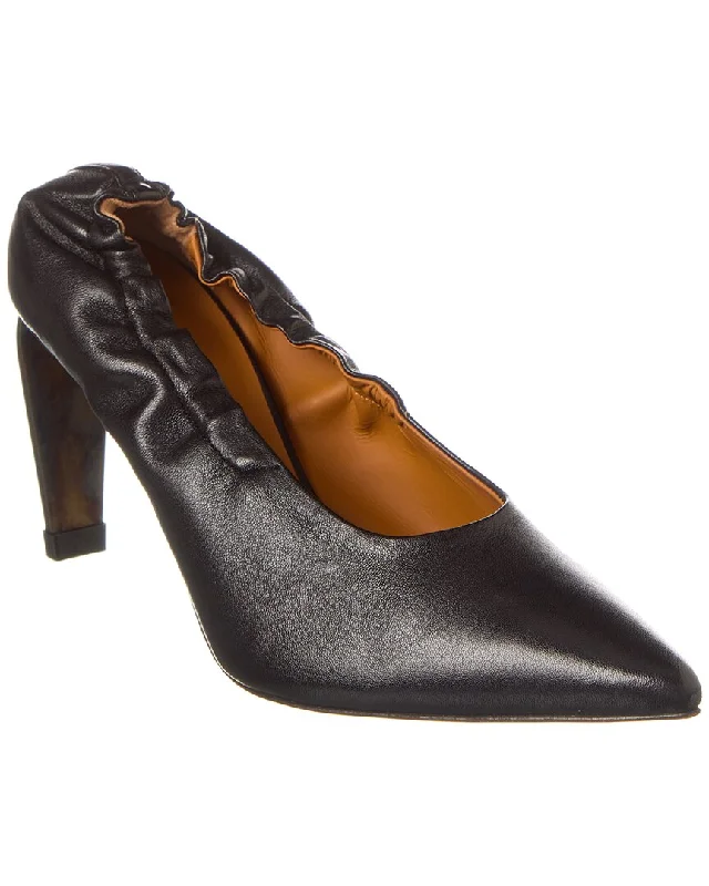 Clergerie Amant Leather Pump---Comfortable Leather Pumps for Office and Everyday Wear