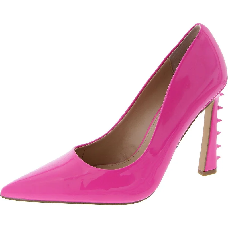 Sleek and Shiny Patent Pump Heels for a Polished Look--Spades Womens Patent Pointed Toe Pumps