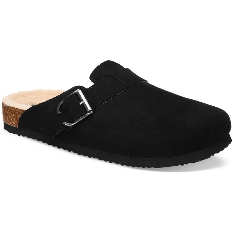 Stylish Slip-On Pumps for Quick Elegance---Sun + Stone Womens PERLAA Solid Slip On Slide Slippers