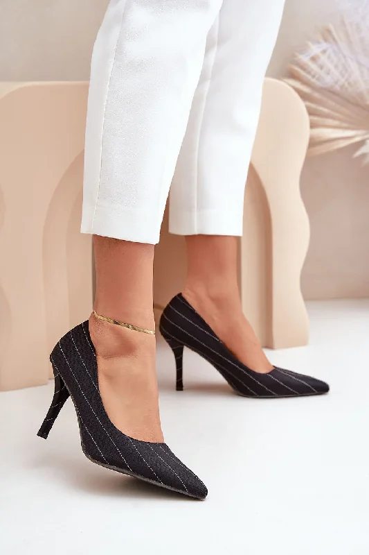 Trendy Chunky Heel Pumps for Casual Wear--High heels Step in style