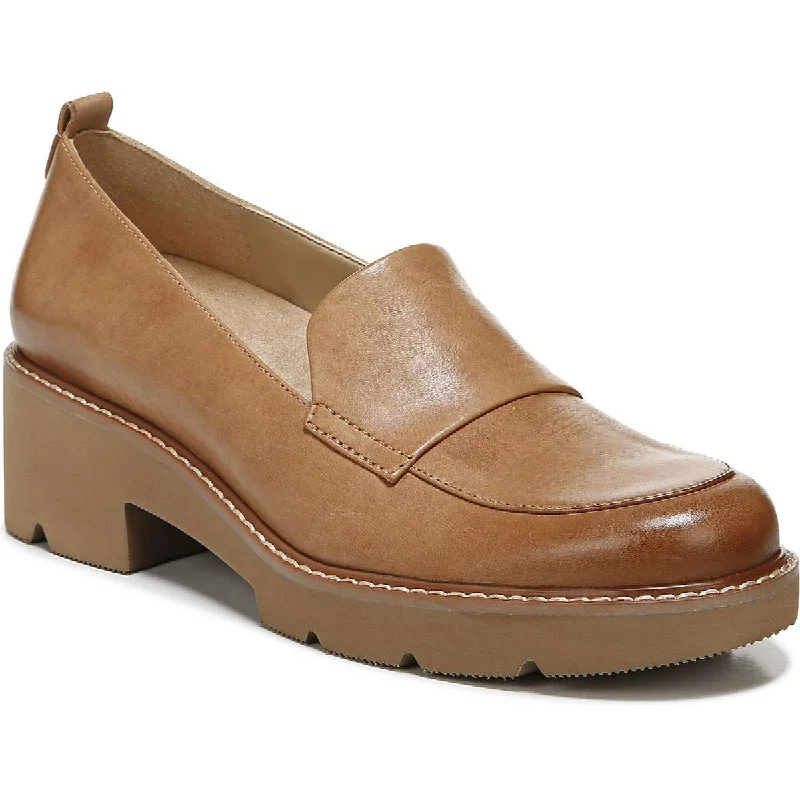 Trendy Chunky Heel Pumps for Casual Wear--Naturalizer Womens Darry Lugged Sole Slip On Loafer Heels