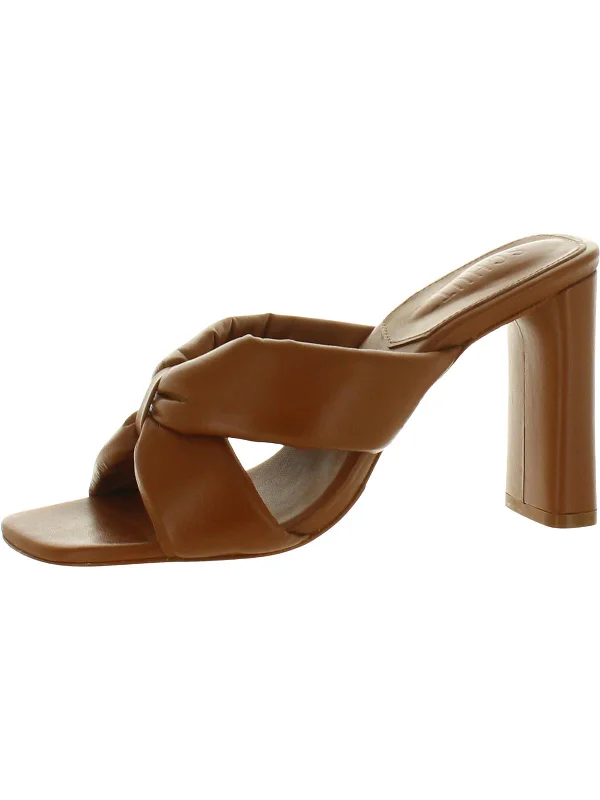 Womens Leather Slide Pumps---Comfortable Leather Pumps for Office and Everyday Wear