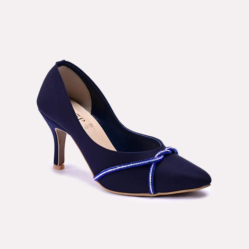 Magnolia Blue Fancy Heel Pumps 0431180