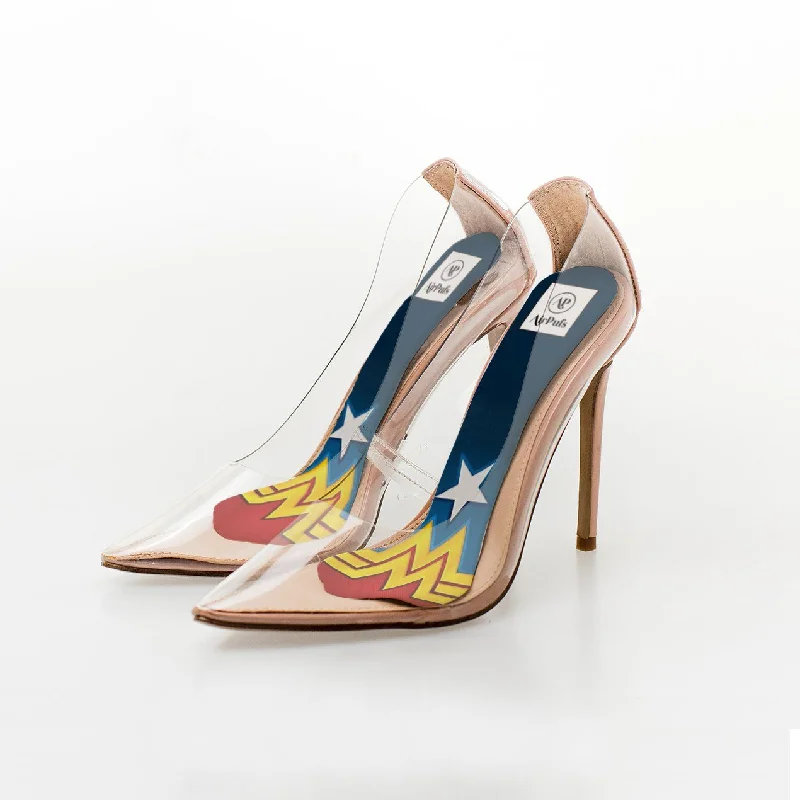 Wonder Woman---Fashionable Kitten Heels for Date Night