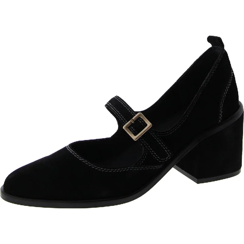 Affordable Suede Ankle Pumps for All-Day Wear--Kelsi Dagger Brooklyn Womens BROOKLYN ELM Suede Pointed toe Block Heels