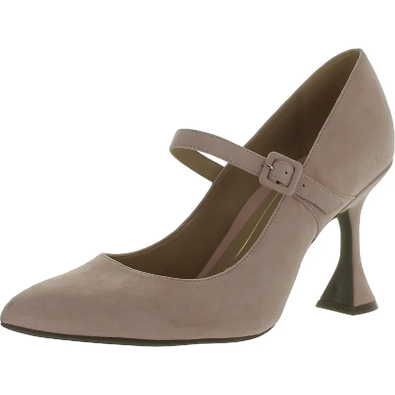 Affordable Suede Ankle Pumps for All-Day Wear--Vionic Womens Collette Suede Slip-On Pumps