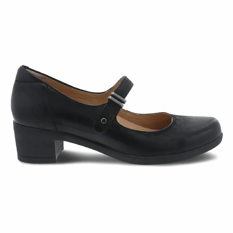 Versatile Heeled Sandals for Any Occasion---Women Callista Mary Jane Heel In Black