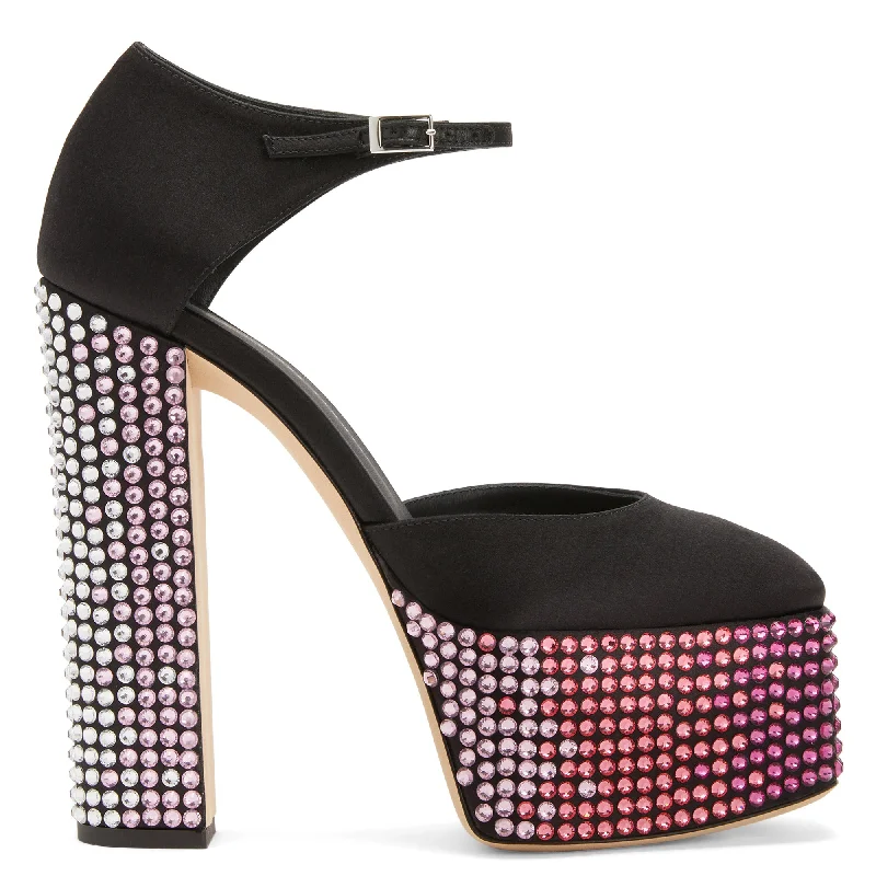 Versatile Heeled Sandals for Any Occasion---Giuseppe Zanotti Bebe Strass