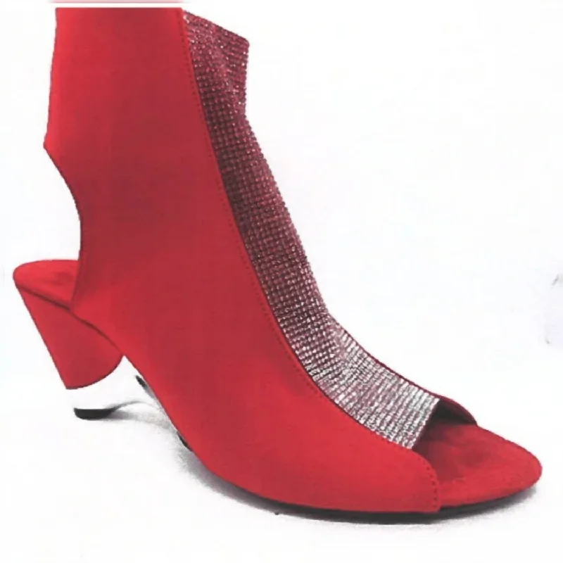 Versatile Heeled Sandals for Any Occasion---Gabriella In Red