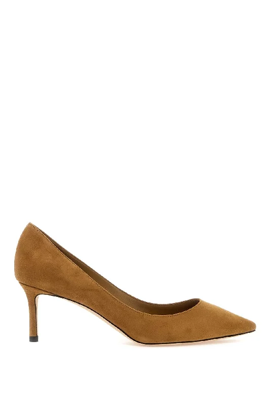 Affordable Suede Ankle Pumps for All-Day Wear--Jimmy Choo Suede Romy 60 Pumps