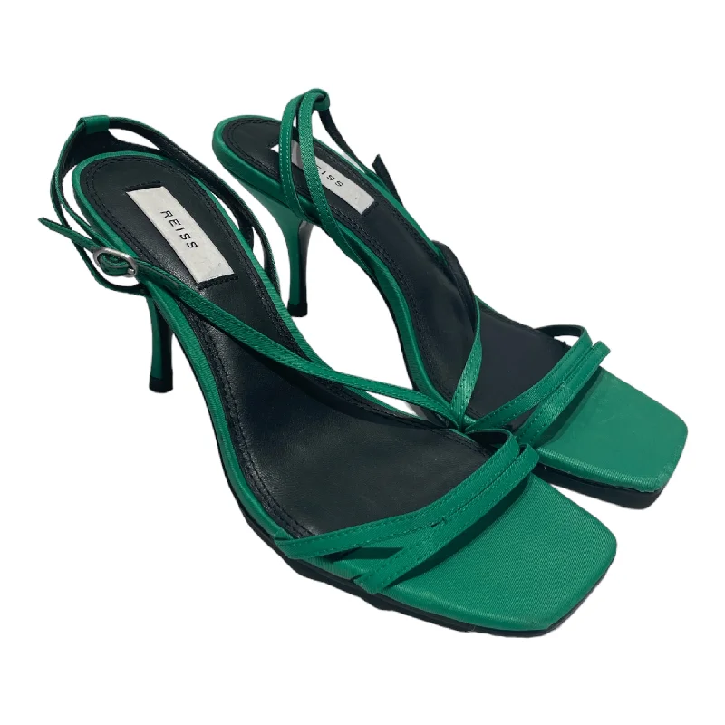 Versatile Heeled Sandals for Any Occasion---REISS/Heels/EU 37/GRN/