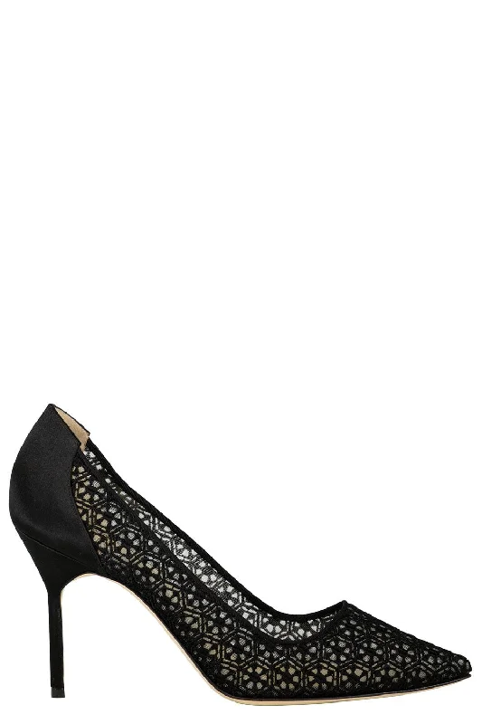 Stylish Lace Pumps for a Chic Look--BB Pick Tora Pump - Black Lace