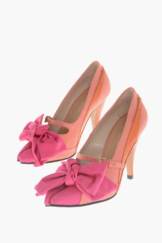 Maison Margiela Pumps With Strap And Bow Detail 10 Cm---Charming Bow Pumps for a Cute and Stylish Look