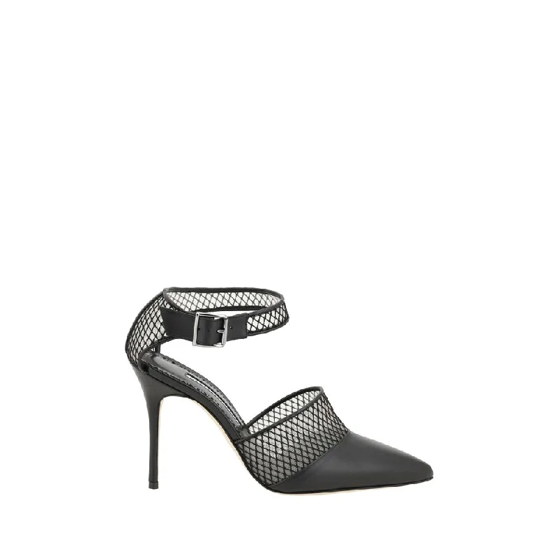 Versatile Heeled Sandals for Any Occasion---Manolo Blahnik Jatelah Nappa Women's Pumps