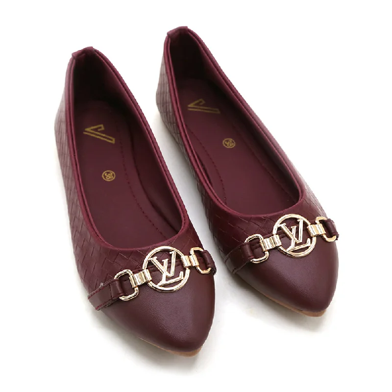 Versatile Heeled Sandals for Any Occasion---Women's Pumps - Maroon