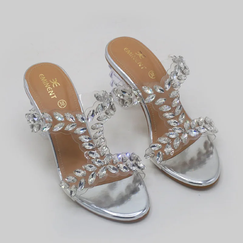 Versatile Heeled Sandals for Any Occasion---Eminent Women's Heel - Silver