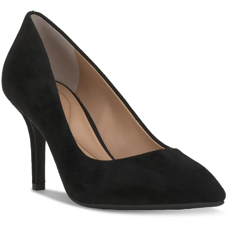 Affordable Suede Ankle Pumps for All-Day Wear--INC Womens Suede Pointed Toe Pumps