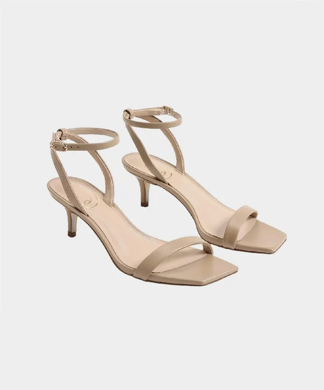 Women's Rayelle Kitten Heel In Beige Blush---Fashionable Kitten Heels for Date Night