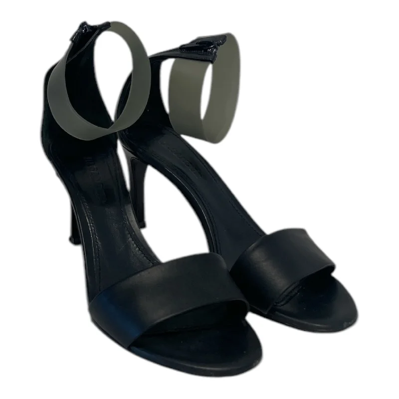 JIL SANDER/Heels/EU 35/Leather/BLK/---Comfortable Leather Pumps for Office and Everyday Wear