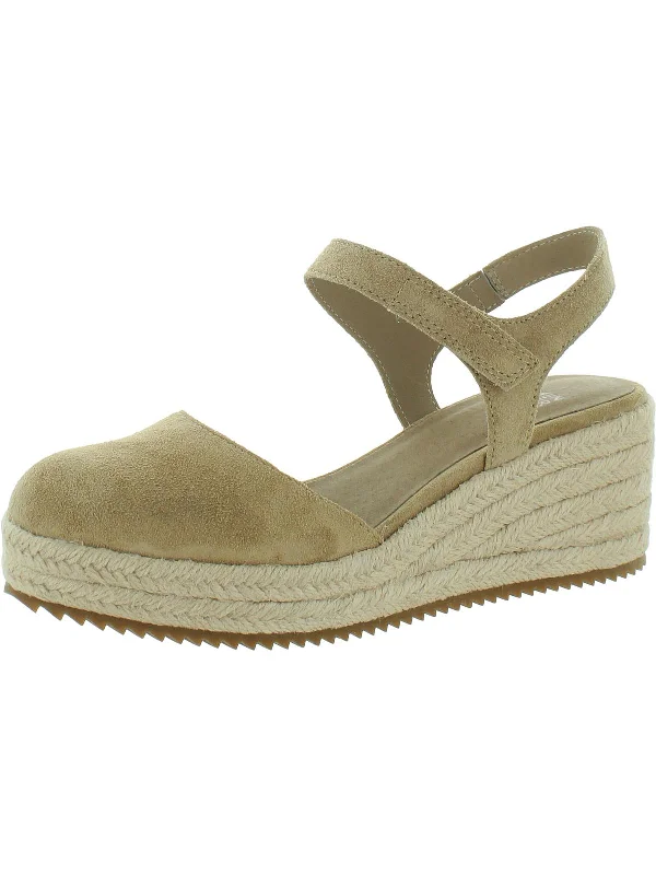 Affordable Suede Ankle Pumps for All-Day Wear--Nessa Womens Suede Wedge Pumps