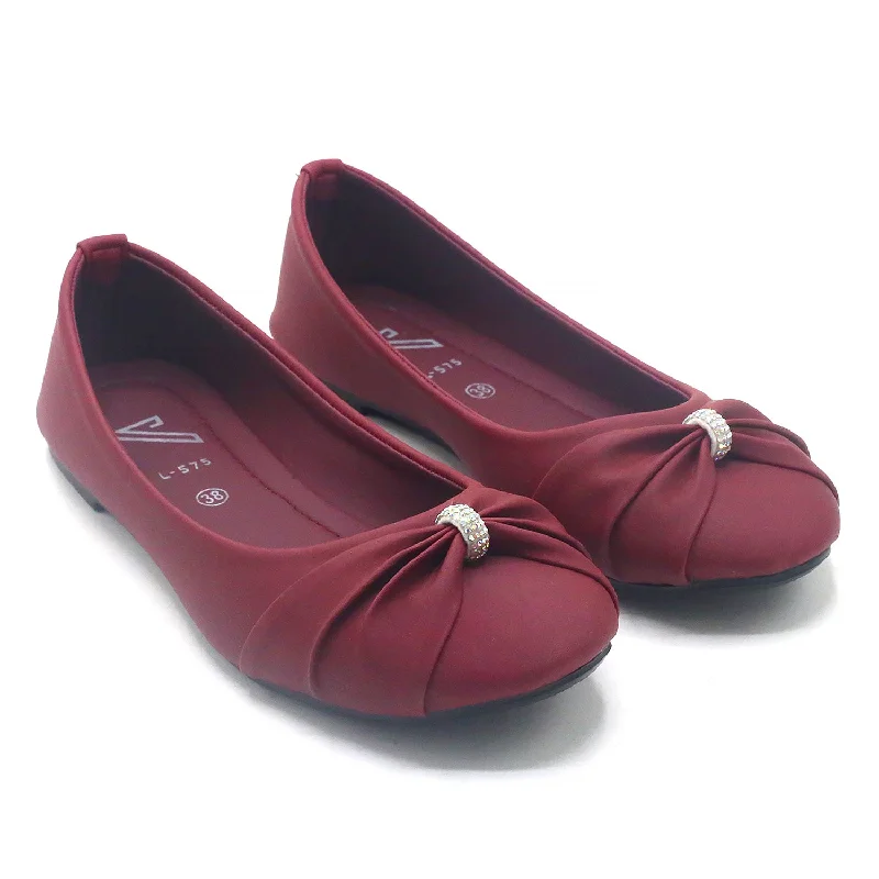 Versatile Heeled Sandals for Any Occasion---Women's Pumps - Maroon