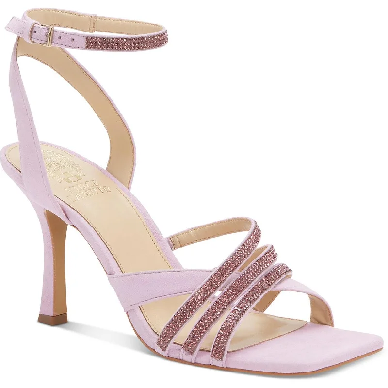 Vince Camuto Womens Brevern Embellished Square Toe Dress Heels---Durable Square Toe Block Heels for Everyday Use