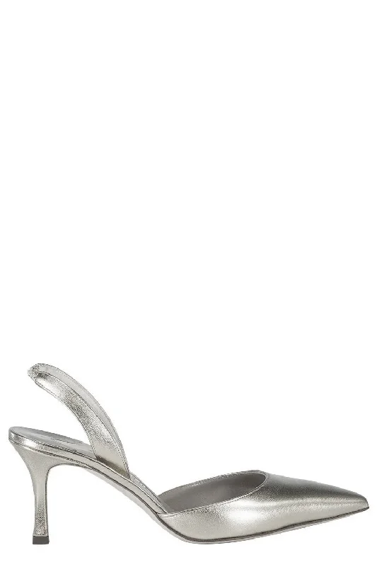 Versatile Heeled Sandals for Any Occasion---Carolyne Pump 70 - Silver