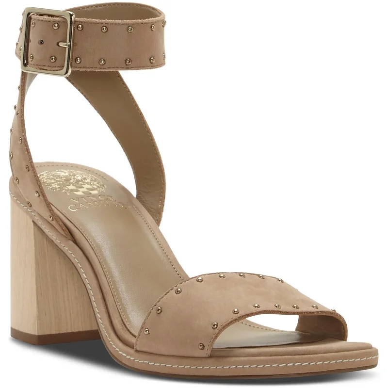 Stylish Ankle Strap Heels for Women--Vince Camuto Womens Shyremin Ankle Strap Squared Toe Block Heels