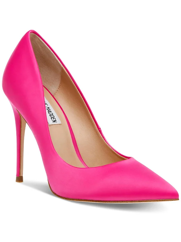 Stiletto Heel Pumps with Perfect Fit--Womens Satin Pointed Toe Pumps-Fashionable & Classic