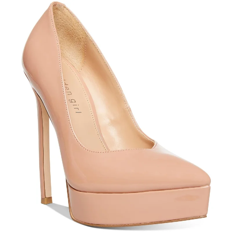 Sleek and Shiny Patent Pump Heels for a Polished Look--LIDIA Womens Patent Stilettos Pumps