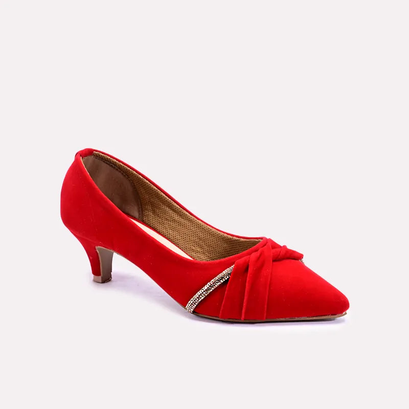 Orla Red Fancy Court Shoes 0431220