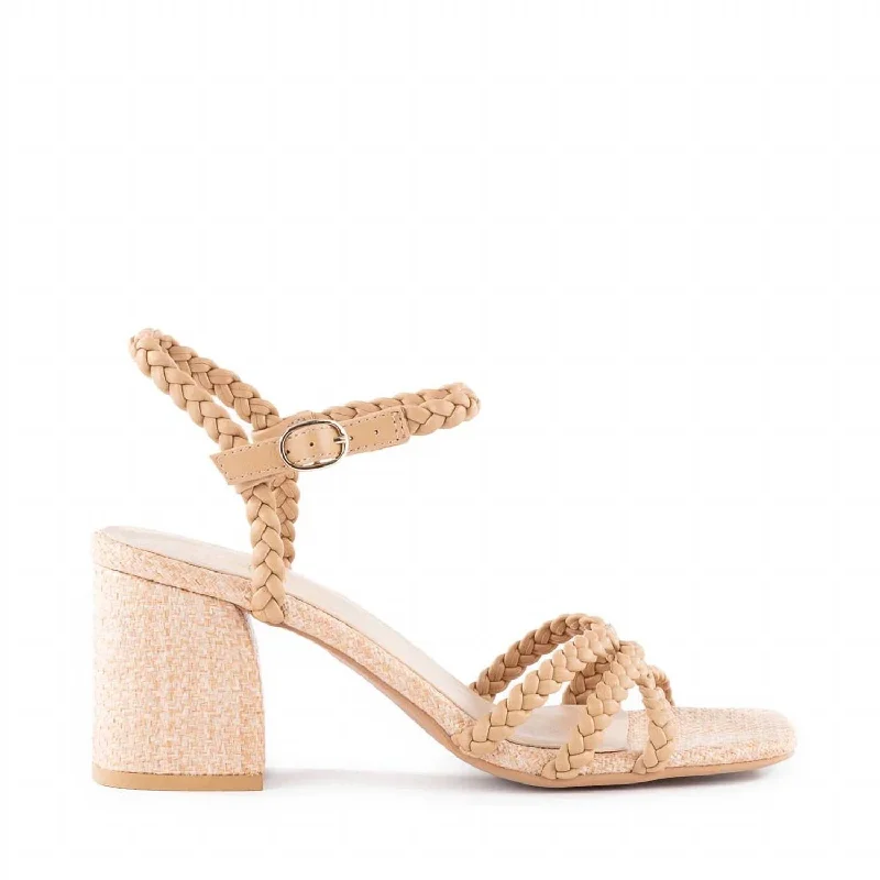 Versatile Heeled Sandals for Any Occasion---Cater To You Heel In Beige