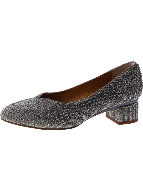 Stylish Slip-On Pumps for Quick Elegance---Bielle Womens Embellished Slip On Pumps