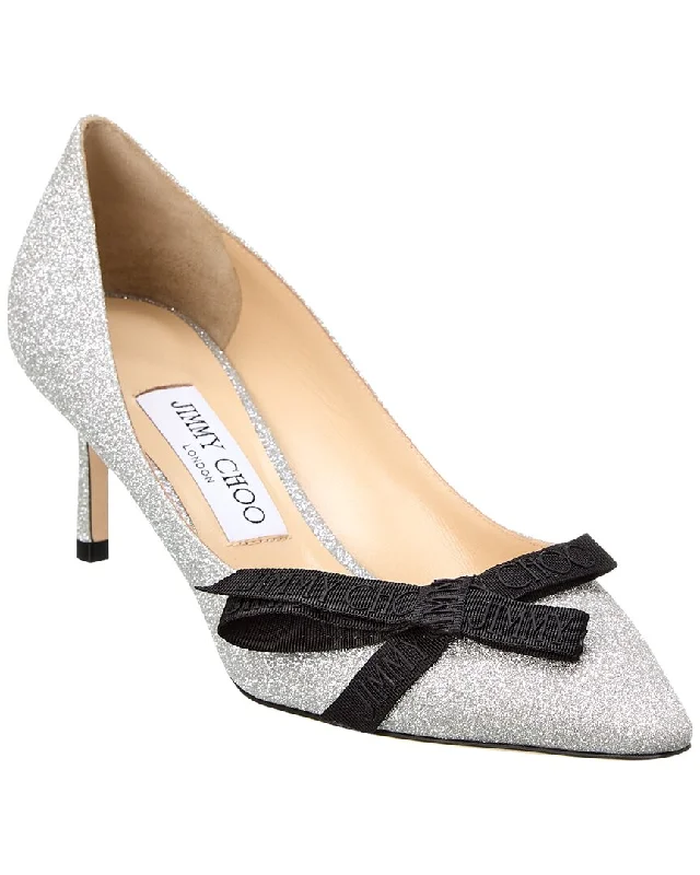 Jimmy Choo Romy 60 Glitter Pump---Trendy Glitter Heels for a Glamorous Look