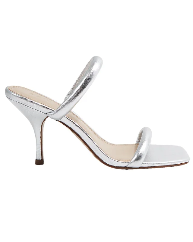 Reiss Emery Leather Double Strap Heel---Comfortable Leather Pumps for Office and Everyday Wear