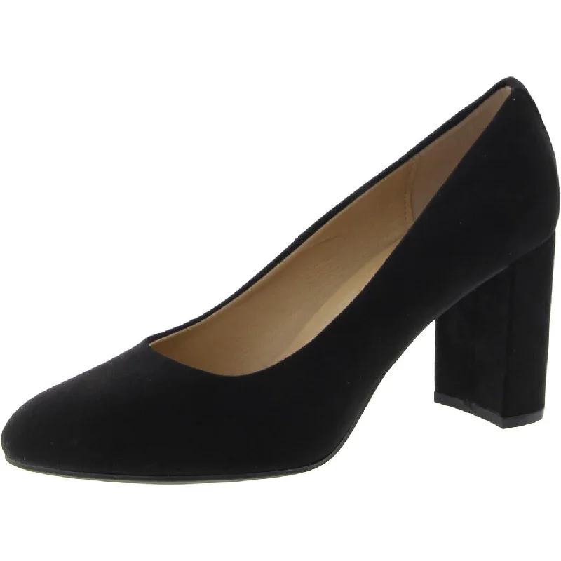 Affordable Suede Ankle Pumps for All-Day Wear--CL by Laundry Womens Faux Suede Slip On Pumps