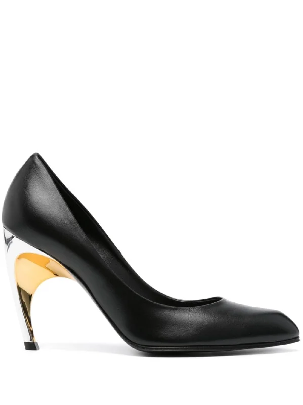 Versatile Heeled Sandals for Any Occasion---Alexander Mcqueen Women's With Heel Black