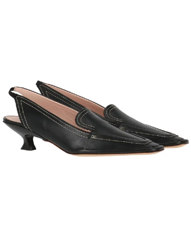 Tod’S Leather Pump---Comfortable Leather Pumps for Office and Everyday Wear