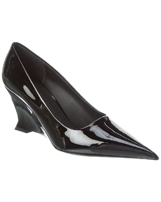 Sleek and Shiny Patent Pump Heels for a Polished Look--Ferragamo Viola Patent Pump